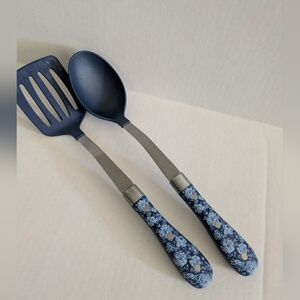Pioneer Woman Frontier Rose Cooking Spatula and Spoon